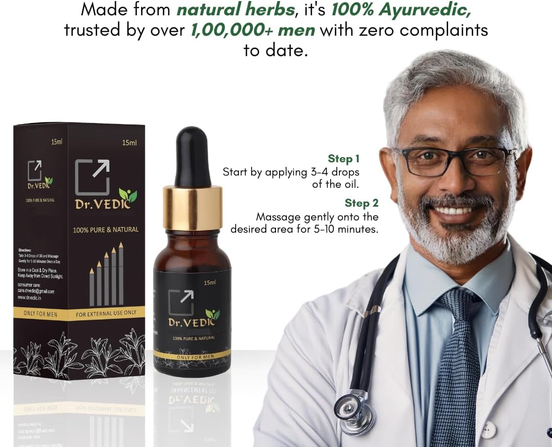 Dr Vedic 100% Pure & Natural Oil 15 ML