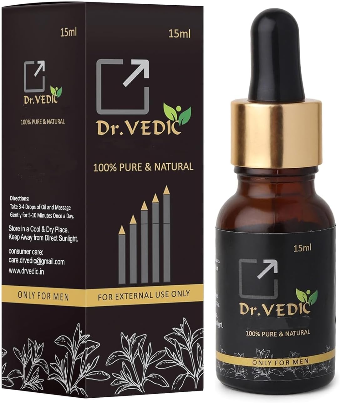 Dr Vedic 100% Pure & Natural Oil 15 ML